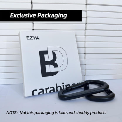 Heavy Duty Carabiner Clips (860 lbs Capacity) – 3 Inch D-Ring Spring Snap Hooks for Camping, Gym & Outdoor Gear
